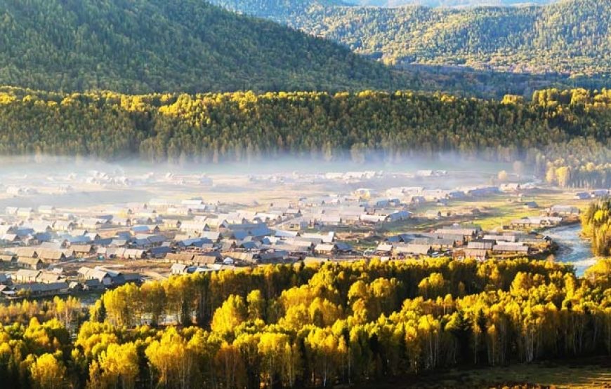 TOUR BẮC TÂN CƯƠNG: Urumqi – Cao tốc Sa Mạc –Hải Quỷ Thành- Làng Hoà Mục – Kanas – Bãi Ngũ Sắc – Thành phố Ma- Hồ Sayram – Yining