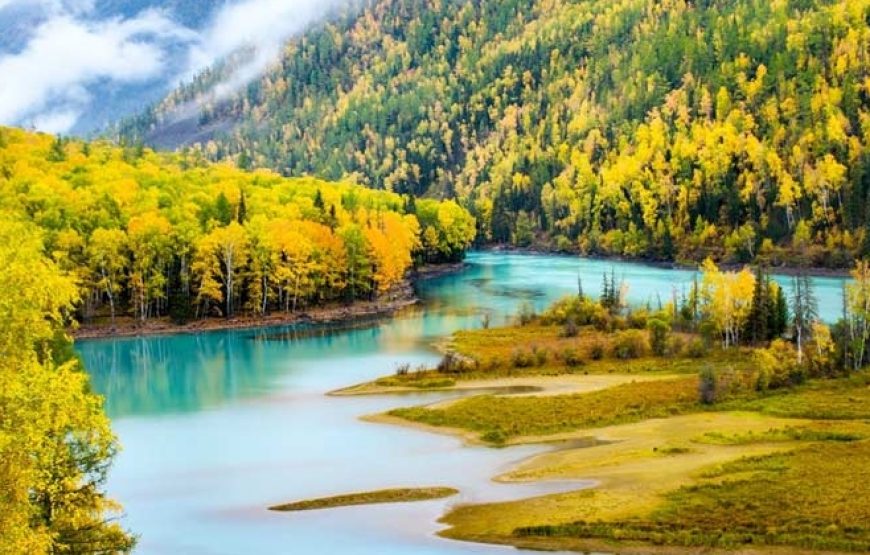 TOUR BẮC TÂN CƯƠNG: Urumqi – Cao tốc Sa Mạc –Hải Quỷ Thành- Làng Hoà Mục – Kanas – Bãi Ngũ Sắc – Thành phố Ma- Hồ Sayram – Yining